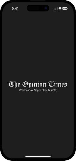 The Opinion Times app splash screen